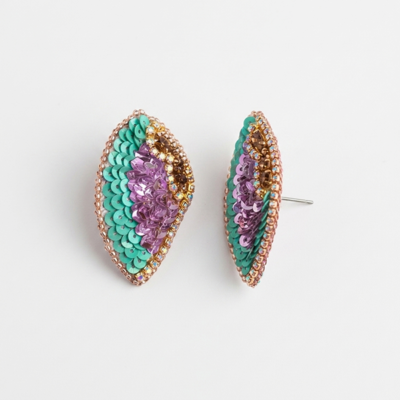 Aros de Alas bordadas