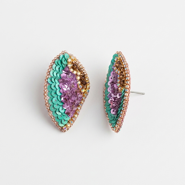 Aros de Alas bordadas - Imagen 2
